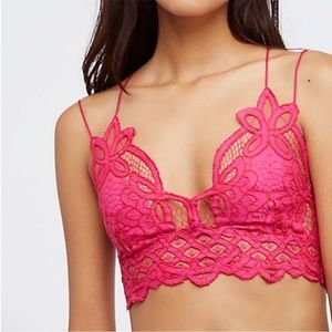 Free People One Adella Bralette Pink